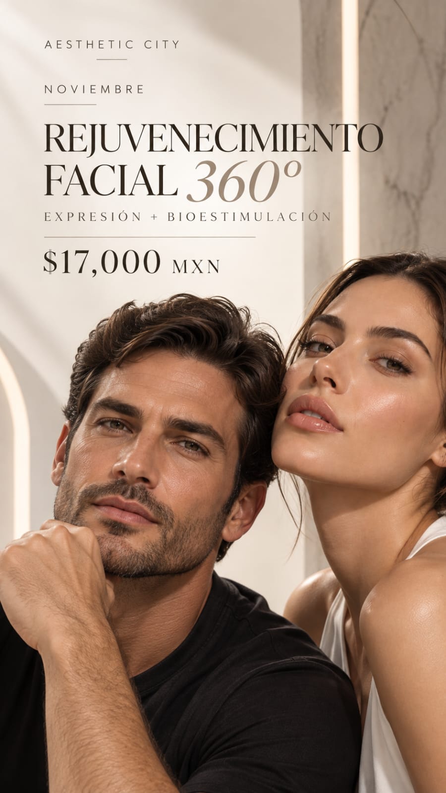 Rejuvenecimiento Facial 360° con expresión y bioestimulación